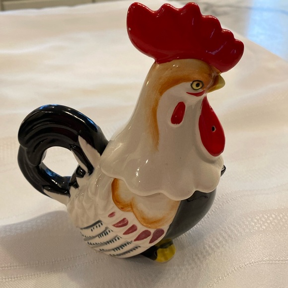 Vintage Napco Japanese Rooster, Hen Salt & Pepper, Cream & Sugar Set - Picture 13 of 15